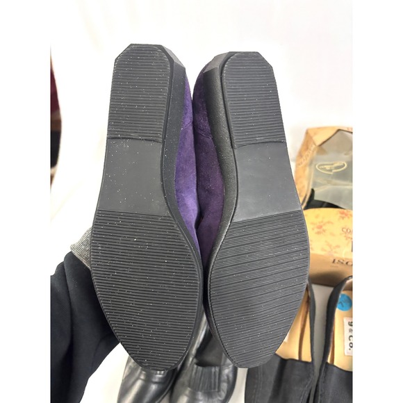 Women's Shoe Lot Size 7.5–10 Vintage Flats Slippers ESPRIT Bass Leather - Picture 12 of 16